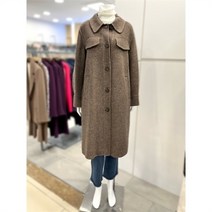 아니베에프 울 헤링본 핸드메이드 롱 코트 202H10