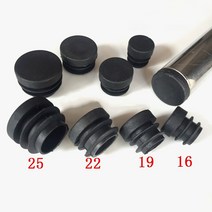 트랙터 의자 부품 4-50pcs 두꺼운 둥근 플라스틱 블랭킹 엔드 캡 16 19 22 25mm 의자 테이블 피트 튜브 파, 03 8pcs_03 22mm
