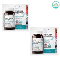 미국직수입상품 뼈건강 활력충전 식물성 코랄칼슘(300mg)+마그네슘(150mg)+아연(6mg)+비타민D(10ug) 90정(3개월분), 90정(3개월분) x 2박스