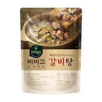 CJ 비비고 갈비탕 가족보양식 간편음식 자취음식 400g, 12세트