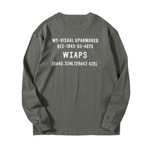 더블탭스 Madness mdns wtaps Shawn Yue Chao 브랜드 긴팔 티셔츠 일본 인쇄 스포츠 홍콩 스타일 바닥 셔츠 남성