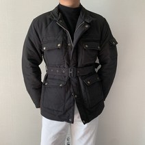 남자 겨울 퀄팅 바버맛 필드 자켓 코만도 야상 점퍼