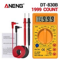 절연 저항 측정기ANENG-DT830B 멀티 미터 테스터 휴대용 디지털 전문 옴 Maltimeter 도구, 02 DT-830B Yellow