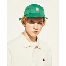 [헤지스 남성] [22SS] HZHE2E801E2 HIS HAZZYS그린 로고자수 면 캡모