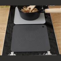 실리콘 열전도 인덕션보호매트 기스방지 인덕션받침대, 연그레이, 상세페이지참조