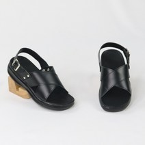 오매굿 남성 크로스 버클 스트랩 샌들