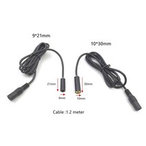 Co2 레이저 조각 커팅 헤드용 다이오드 모듈 레드 도트 세트 포지셔닝 DC 5V, [04] 10mm plug cable