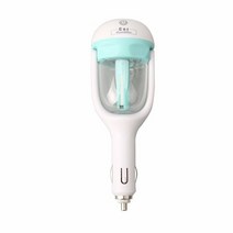차량용 미니 가습기미니 12 v 공기 청정기 자동차 스팀 가습기 아로마 디퓨저 에센셜 오일 테라피 안개 제, 03 파란