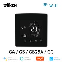 전기장판온도조절기WiFi 온도 조절기 물/전기 바닥 난방 가스 보일러 25A Smart Life Tuya Control Alexa G, 02 WZ-X5-GB
