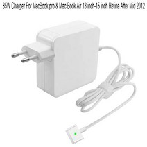 노트북전원케이블 노트북부품 85w mac book pro 충전기 macbook pro amp용 2t-tip 커넥터 전원 어댑터 2012년 중반 이후 맥북 에어 13인치-15인치, au 플러그
