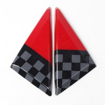 미니쿠퍼악세사리 MINI 클럽맨 인테리어 호환 용품 2PCS 유니온 잭 자동차 도어 A 필러 장식 셸 스티커 트, 06 JCW_05 For F60