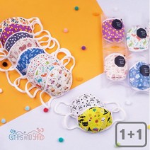 별과모래 [별과모래] 봄가을용 마스크 1+1 /키즈용/고급선물포장, 프렌즈울(키즈용)/스노우빌(키즈용)
