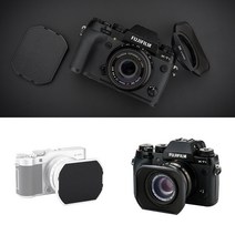 [JJC] 후지필름 XF23mm F2 35mm F2 카메라 렌즈 사각후드 LH-JXF35SII, 실버