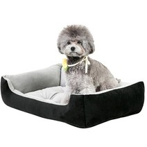 애견/고양이 방석 소프트 1개, 블랙