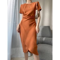 Zhijing새로운 여성 여름 패션 Bodycon 드레스 여성 우아한 단색 캐주얼 티셔츠 Vestdios Office Lady Clothes