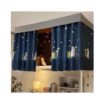 북유럽 침대커튼 여아캐노피 공주방 침대 모기장 기숙사 캐노피 커튼 이층 싱글 학생 방진 개인 정보 보호 침실 홈 장식, 1.35x2M(HxL), 04