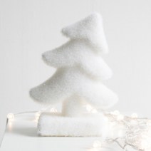 모던화이트 트리 28cm 크리스마스 나무 무장식 TRHMES, 색상:미니트리