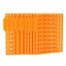 10 개/갑/팩 잉어 낚시 도구 머리 장식 Boilie 미끼 중지 Stoppers 노란색 Extender 액세서리, 02 10pcs Orange, CHINA
