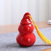도자기약탕기 미니 도자기 차 캐디 알약 약 봉인 저장 용기 Lagenaria Siceraria 항아리 주방 용품 휴대용, [03] 6.5x10.5cm 105ml, [03] 3