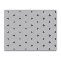 딩동펫 애견 미끄럼방지 매트, 앞면(크로스), 뒷면(그레이)