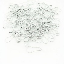 다채로운 뜨개질 크로셰 잠금 스티치 마커 태그 안전 핀 100 개 x 22mm DIY 바느질 도구 바늘 클립 공예 액세서리, white