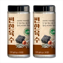 다농원 편한육수 기본맛 30정x2개 진한 19가지재료 고체육수 국물요리, 120g, 2개
