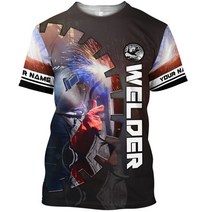 2022 년 용접기 기계 제조 3d 프린팅 남성용 티셔츠 디지털 반팔 스트리트 패션, 05 TXZH-20221008-16_10 5XL