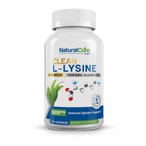 Natural Cure Labs 네추럴 큐어 랩스 클린 L 리신 600mg 120정 Clean L Lysine