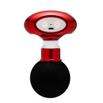 성장판자극 가정용마사지건 고성능미니 무선안마기 승모근지압 muscle massage gun mini handheld deep tissue massager electric for, 빨간색