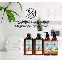 스킨부탁 XOXO 헤어+바디 세트 (클렌저+로션+샴푸+컨디셔너) 비타민나무오일 상큼한 향