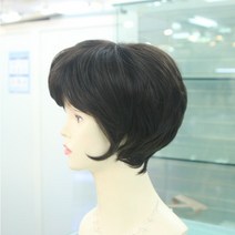 S116 여자항암가발 사이트 정수리볼륨 자연스러운 통가발 웨이브, 자연갈색