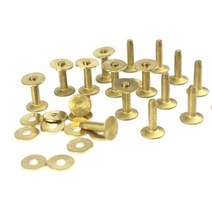 가죽공예 DIY 스트랩 체인 버클 금속 악세사리 20pcs 단단한 금관 악기 리벳 amp Burrs 가죽 기술 벨트 수화물 장식 못 영원한 압정 잠 그개 6 크기, 9x3.3x19mm