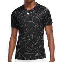 [미국정품] 나이키 테니스 드라이핏 어드벤티지 티셔츠 - Black/White DD8313-010