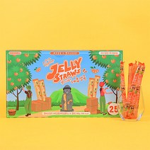 키즈웰 젤리스트로우 제주 감귤 25p 1박스, 25개입