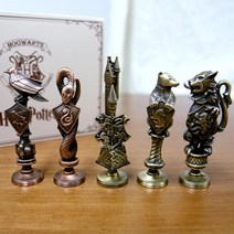 해리포터 도장 이니셜 실링왁스 세트 스탬프 편지 인장 청첩장, 고급형