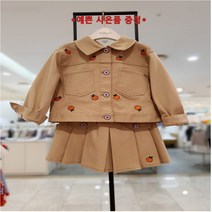 프렌치캣8 베이지스판자켓 주름스커트세트(티파니) t34kbk020 t34kbs040y