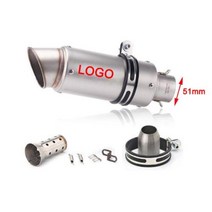 51mm 60mm 범용 오토바이 배기 SC 머플러 소음기 스틸 DB 킬러 프로젝트 Z800 900 Z1000 CBR600 S1000RR zx6r zx10r, -S-C- Laser 51mm