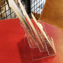 리플렛 거치대 리플릿 꽂이 리플릿거치대 진열대 진열, 1단-2칸