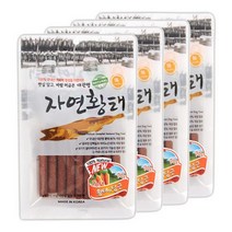자연황태 스틱형 강아지 간식 70g, 당근, 4개입