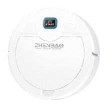 THE VEDO SHOP 경재/타일 바닥/카펫 화이트용 3x스마트 로봇 청소기 1600Pa, ABS, 화이트