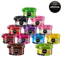 아로마카 차량용 방향제 오가닉 캔타입, 로즈, 1개