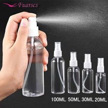 203050100ml 리필 할 수있는 병 투명 플라스틱 향수 원자로 미니 빈 스프레이 휴대용 여행 액세서리, 50ml