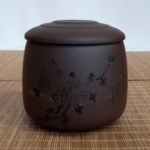 고급 자니 자사 보이차통 (竹) hs4-1