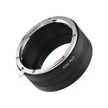 가성비 좋은 캐논 EF 마운트 렌즈 용 수동 어댑터 링 알루미늄 합금-Nikon Z5/Z6/Z7/Z50 미러리스 카메라, 한개옵션0