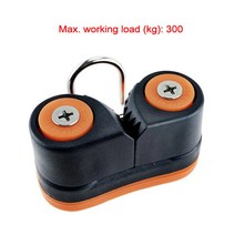 블랙 알루마이트 알루미늄 캠 클리트 보트 1 개 Matic Fairlead 해양 링 요트 카약 카누 소형 액세서리, [02] B