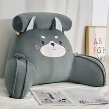 가죽소파 1인 3인 4인 모던 거실 패브릭 2인 침대 옆 쿠션은 베개 침대에 몸을 기울여 휴대 전화 베개 소프, 큰 너비 70 높이 50cm ❤ 침대 헤드 사용 권장, 깊은 회색 두 -ha- 자극적지지, 척추는 피곤하지 않