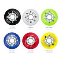 자이로 F2R 인라인휠 72mm 76mm 80mm 낱개판매, 그린