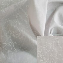 린아트 홀스손수건 45*45cm