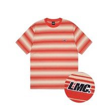 LMC 엘엠씨 ITALIC STRIPE TEE red