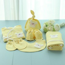 콩닥배내 노랑 쥐띠 배냇저고리 만들기 6종세트 태교바느질 DIY